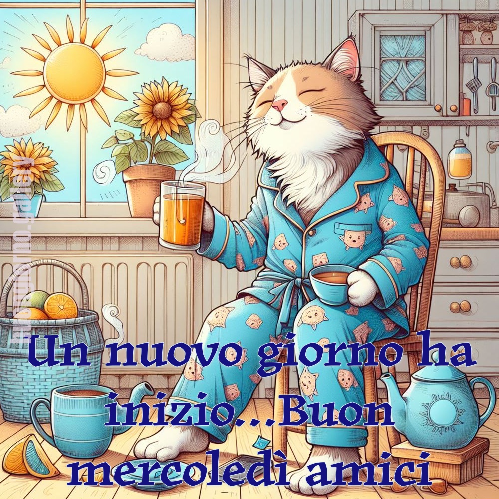 buon Mercoledì gatto