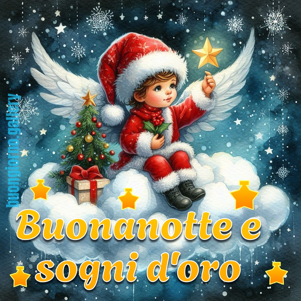 la buonanotte da mandare agli amici nel periodo del Natale