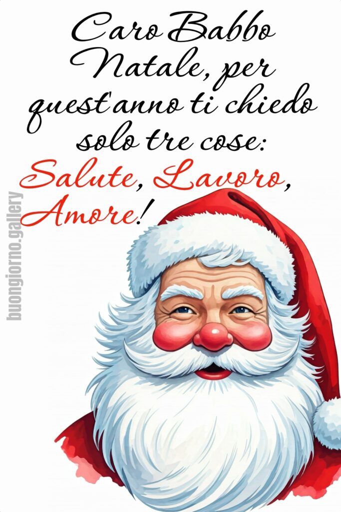 Una frase da condividere in attesa dell'arrivo di Babbo Natale!